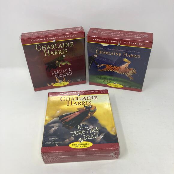 Charlaine Harris Sookie Stackhouse 5-7 Audiobooks Unabridged New Sealed - Picture 1 of 6